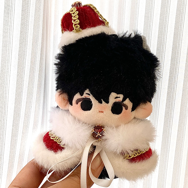 【10cm】ぬいぐるみ服 王冠付き王様マント