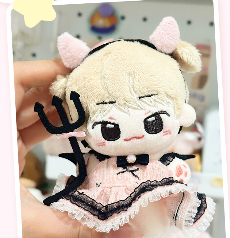 【10cm】ぬいぐるみ服 赤ちゃん天使と赤ちゃん悪魔のおやすみウェア