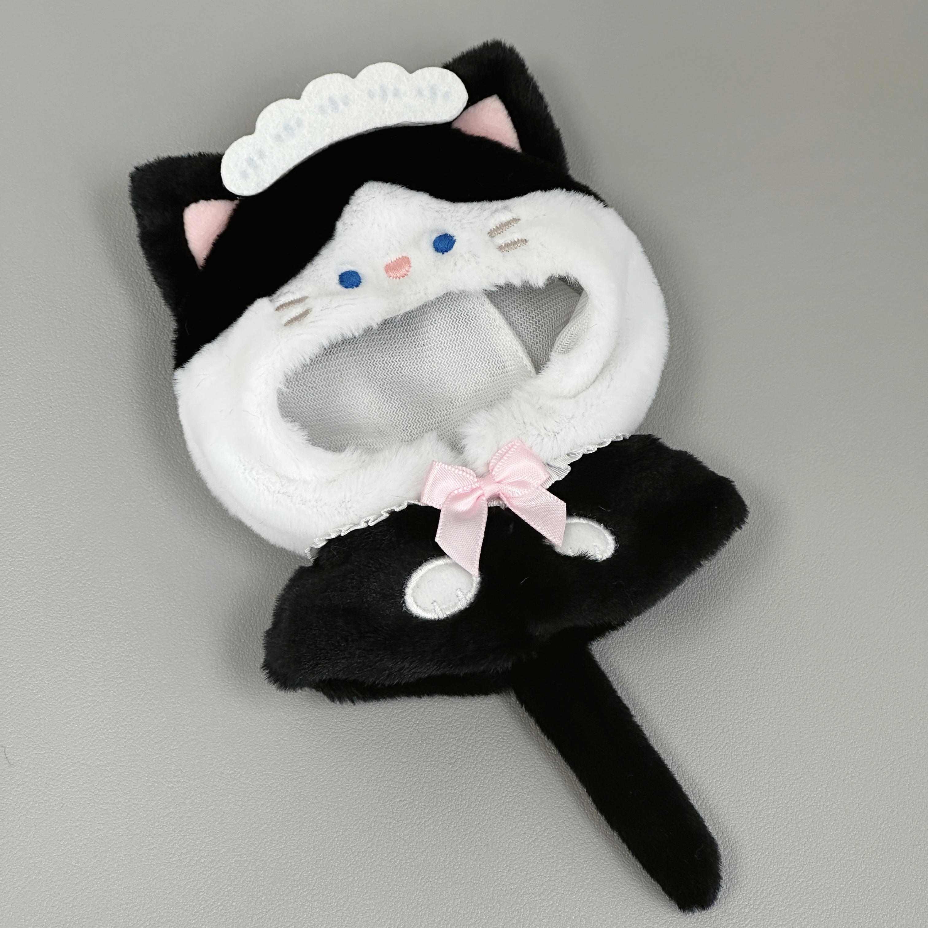 【10cm】ぬいぐるみ服 コウモリケープとわんにゃんメイド