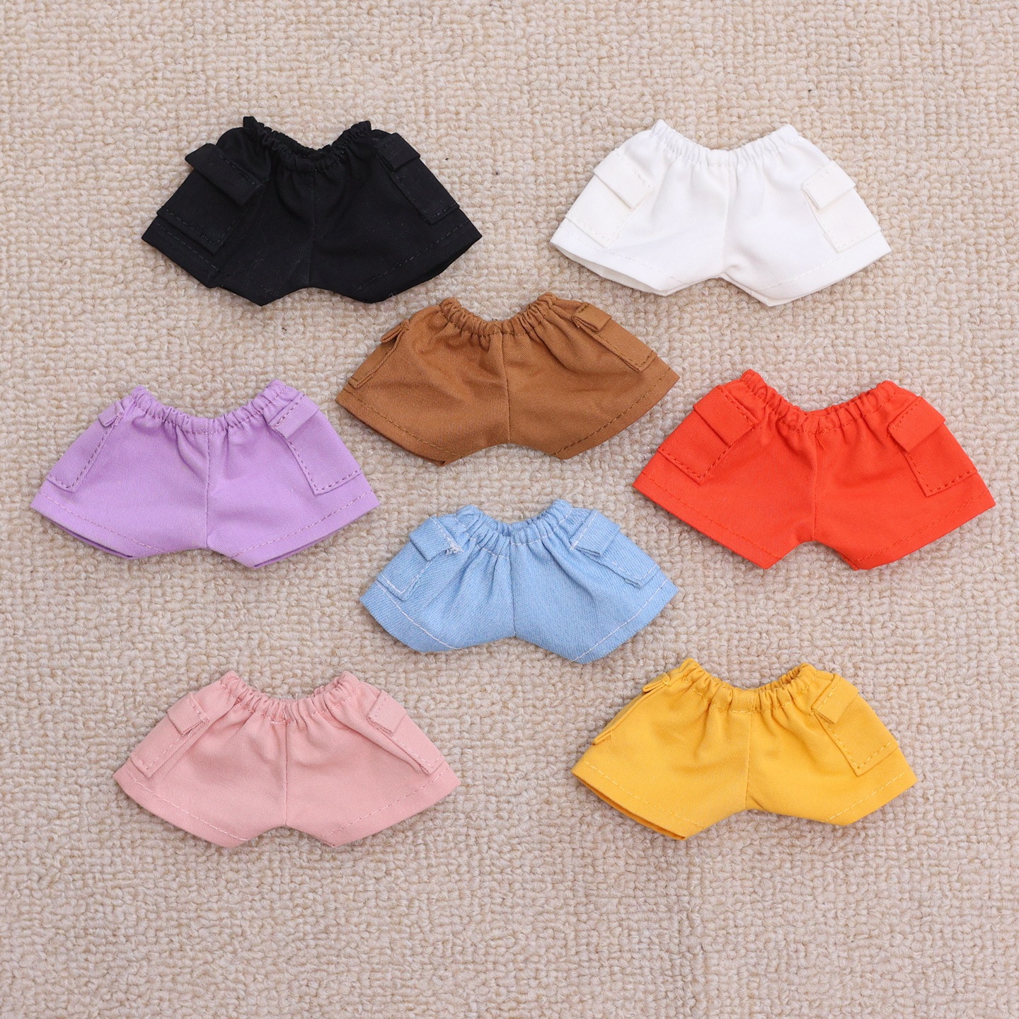 ぬいぐるみ服 16cmぬいぐるみ用カーゴ風ショートパンツ