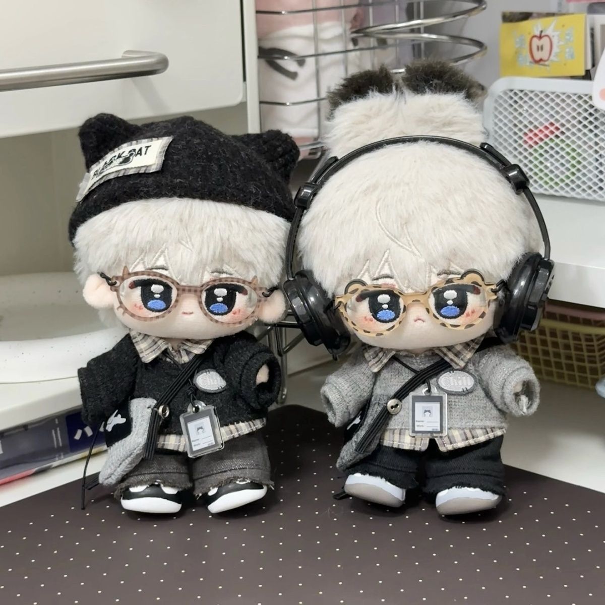 ぬい服 ぬい用韓国ストリート風コーデセット一式