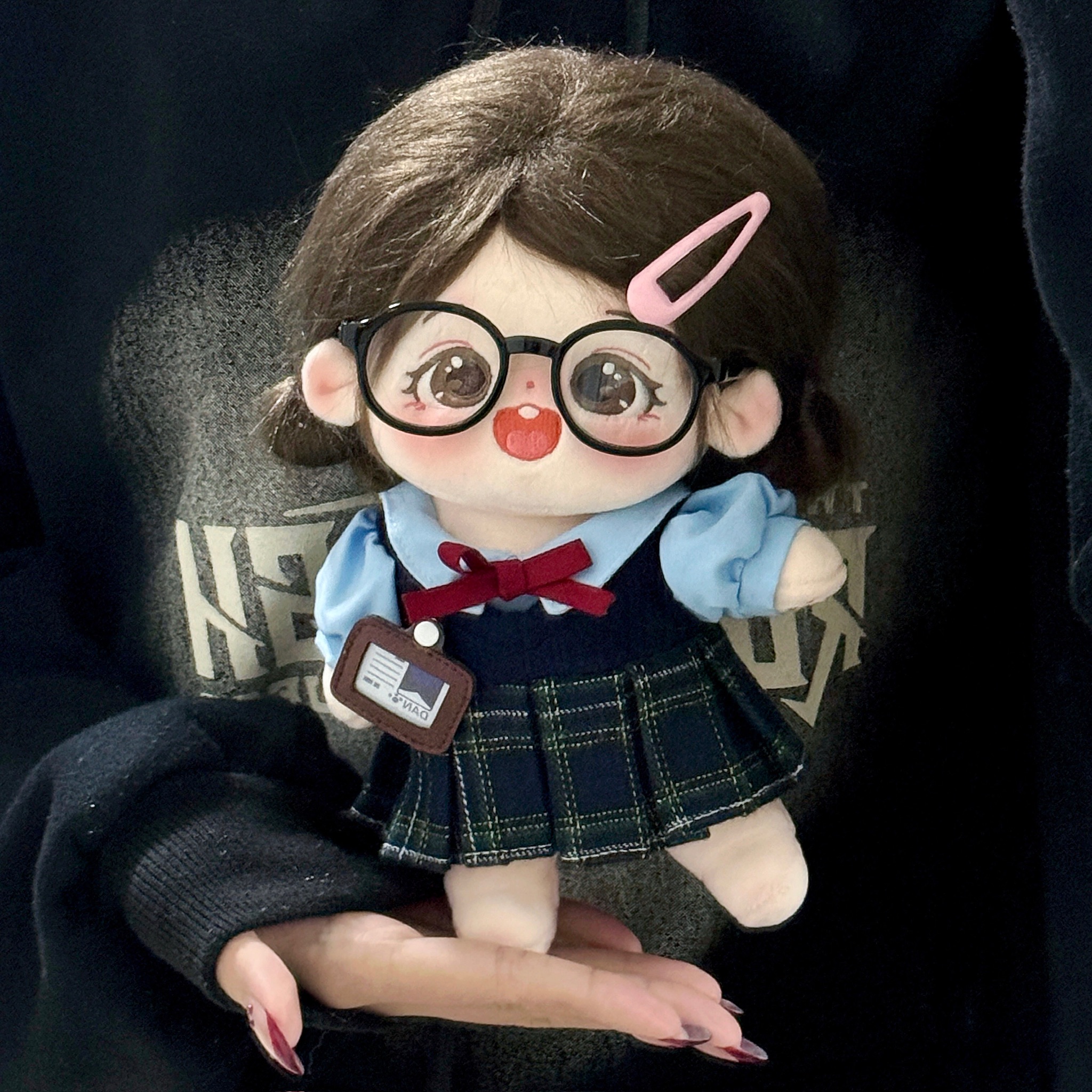【10cm/20cm】ぬいぐるみ服 ネイビー制服　