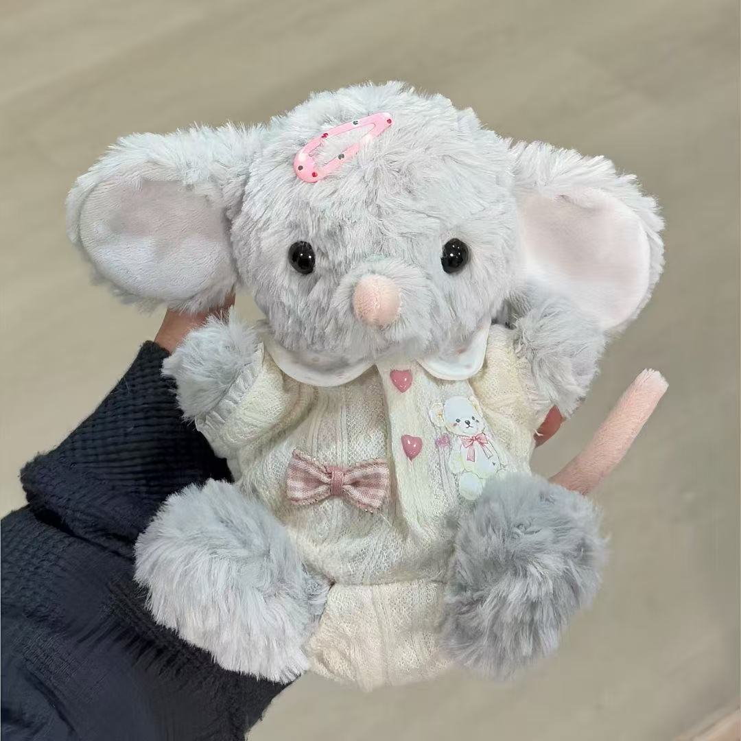 ぬいぐるみ服 ぞうさん用シェフ風エプロンセット10cm