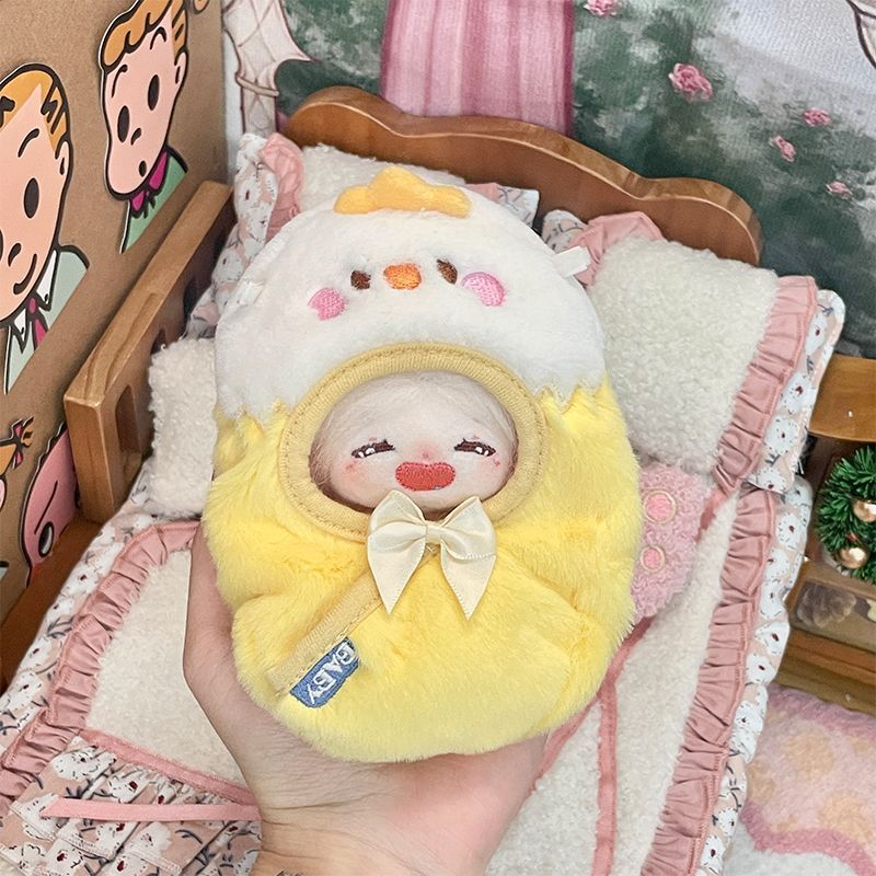 【10cm】ぬいぐるみ服　ぽかぽかおくるみ　全3種
