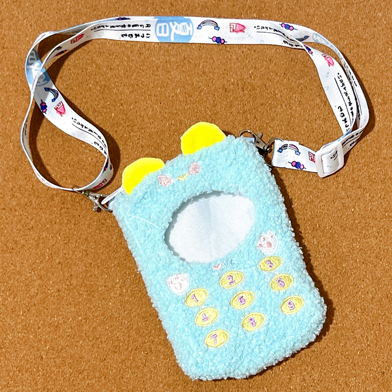【10cm/15cm】ぬいぐるみ服 もこもこ携帯ポーチ