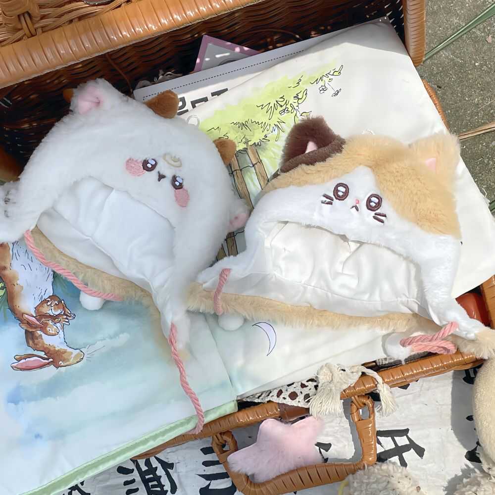 【10cm】ぬいぐるみ服 ねこ・ヒツジマント