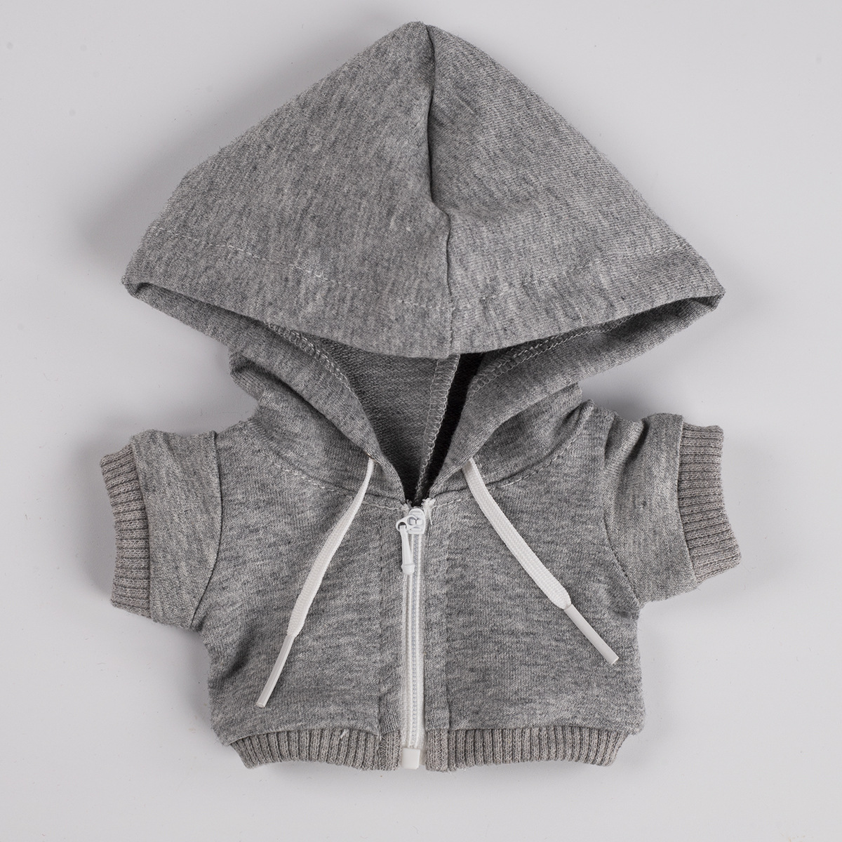 【10cm】ぬいぐるみ服 フード付きファスナーパーカー　全8色