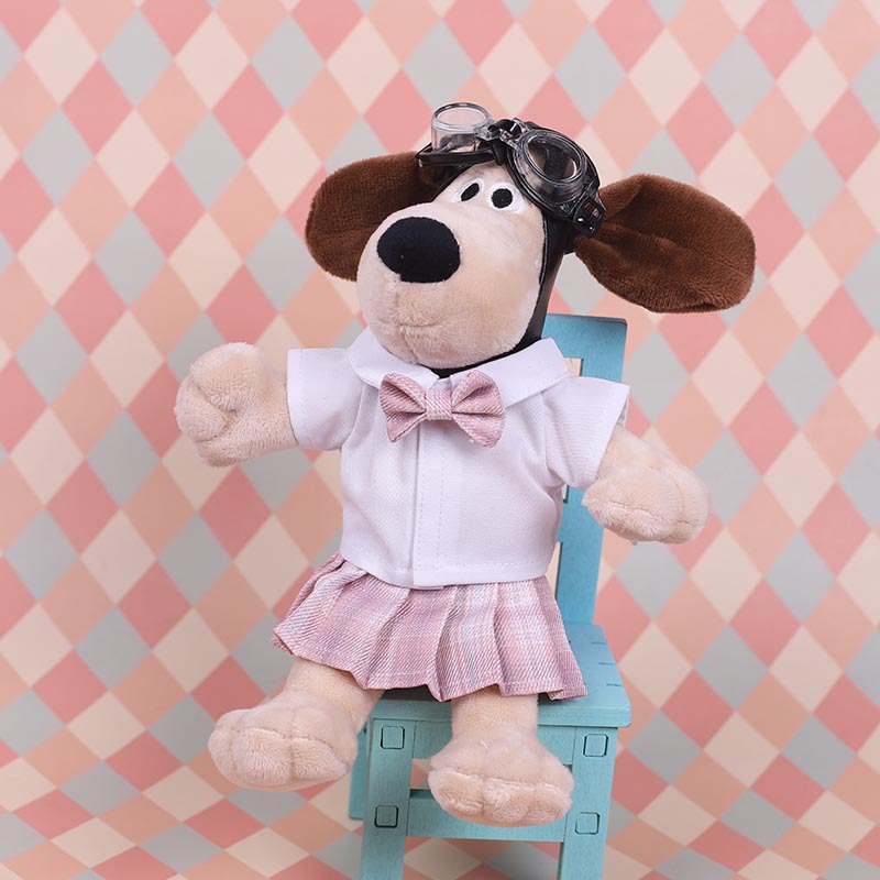 ぬい服 ふんわりリボン付きプリーツスカートのセーラー服