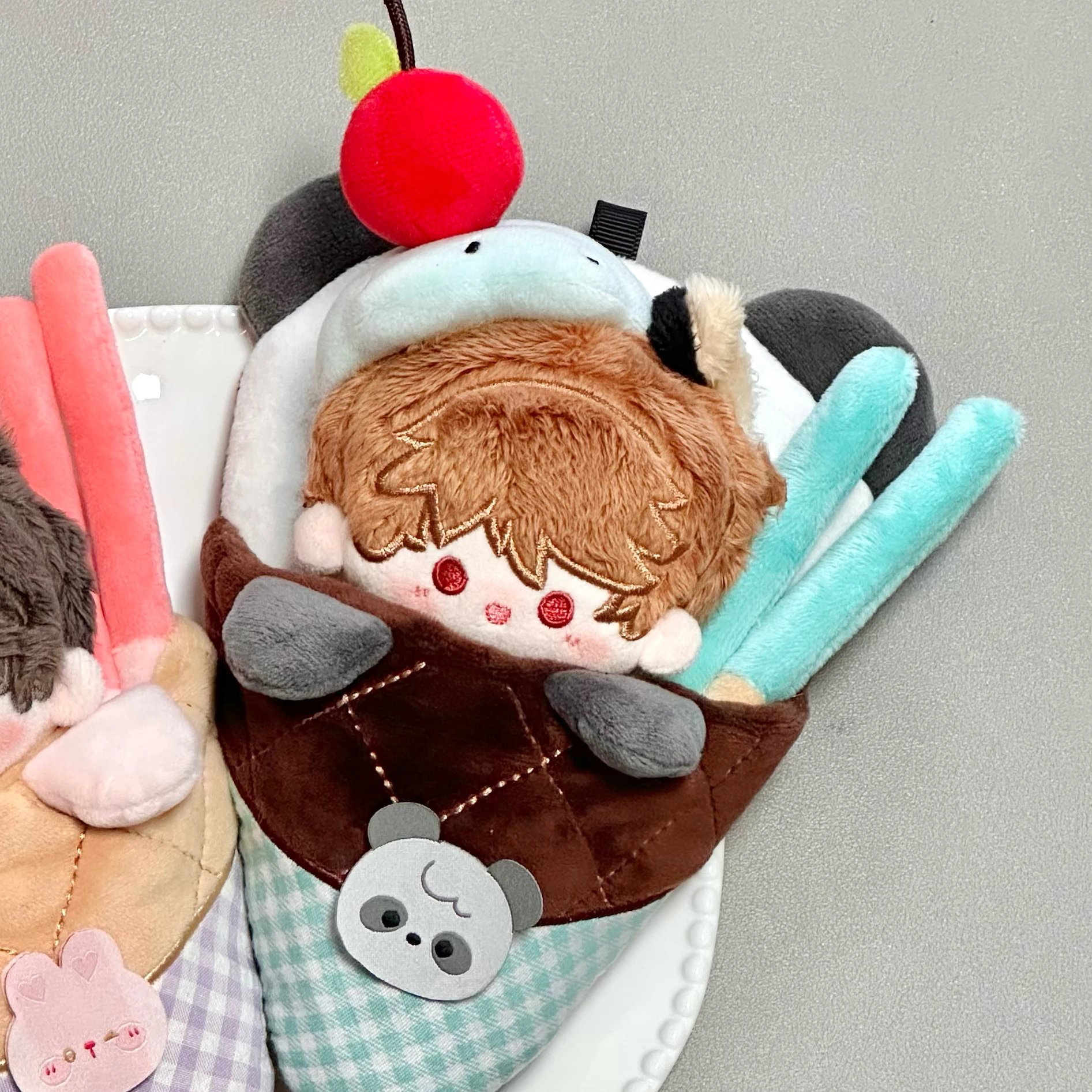 【10cm/15cm】ぬいぐるみ服 クレープアニマルくるみ