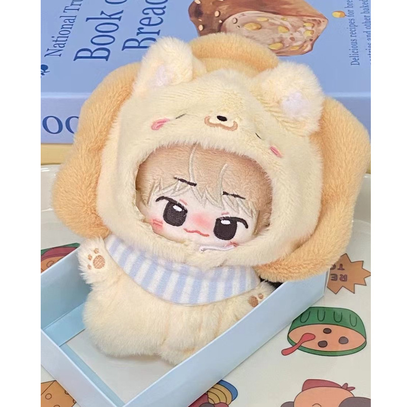 【10cm】ぬいぐるみ服 もこもこ動物着ぐるみ　ぶた・ライオン・犬・カエル・コアラ