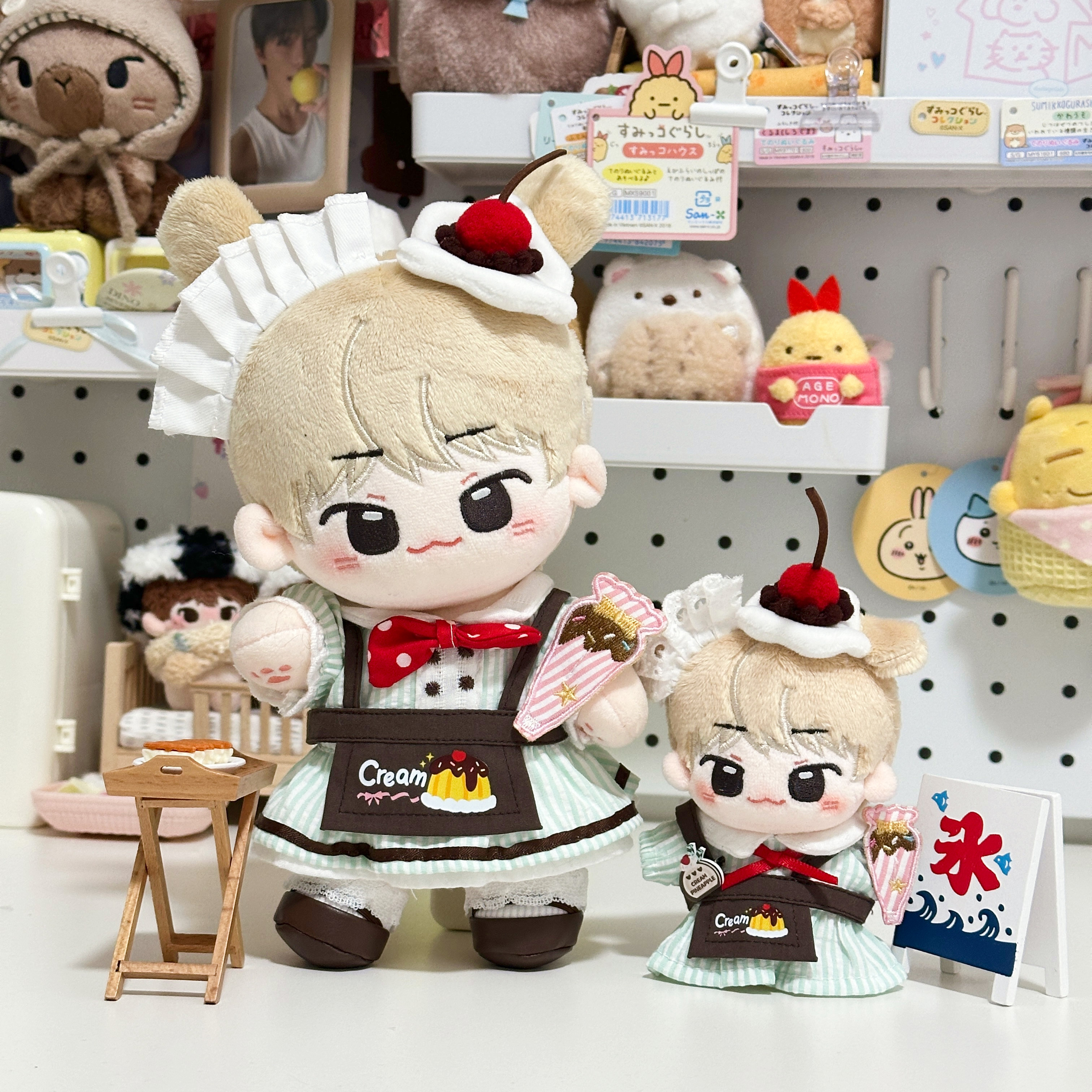 【10cm/20cm】ぬいぐるみ服　ダイナーウェイトレス