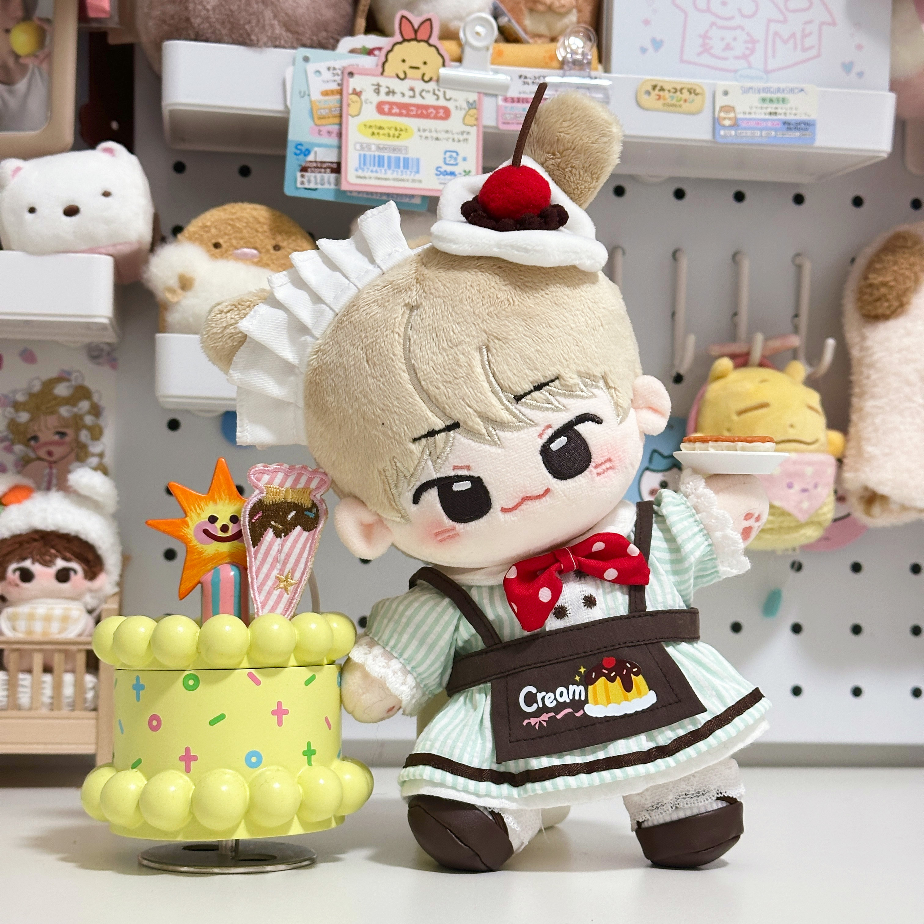 【10cm/20cm】ぬいぐるみ服　ダイナーウェイトレス
