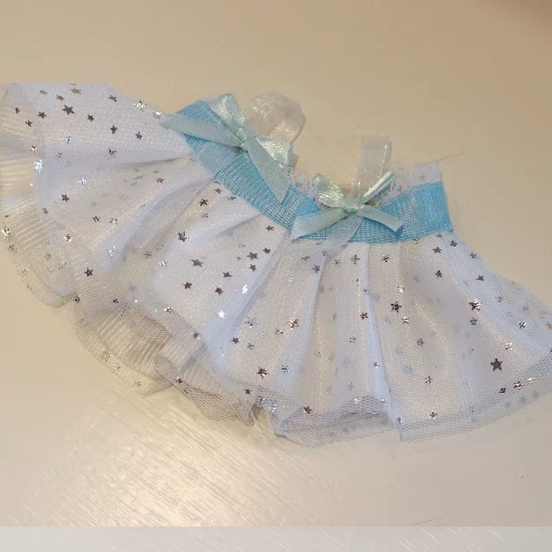 ぬいぐるみ服 20cmぬいぐるみ用チェック柄プリーツワンピース
