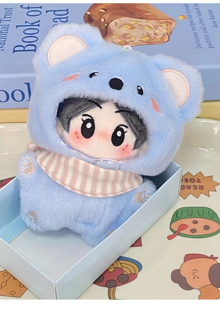 【10cm】ぬいぐるみ服 もこもこ動物着ぐるみ　ぶた・ライオン・犬・カエル・コアラ