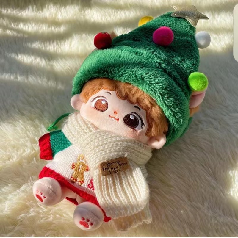 【20cm】ぬいぐるみ服 クリスマスセーター
