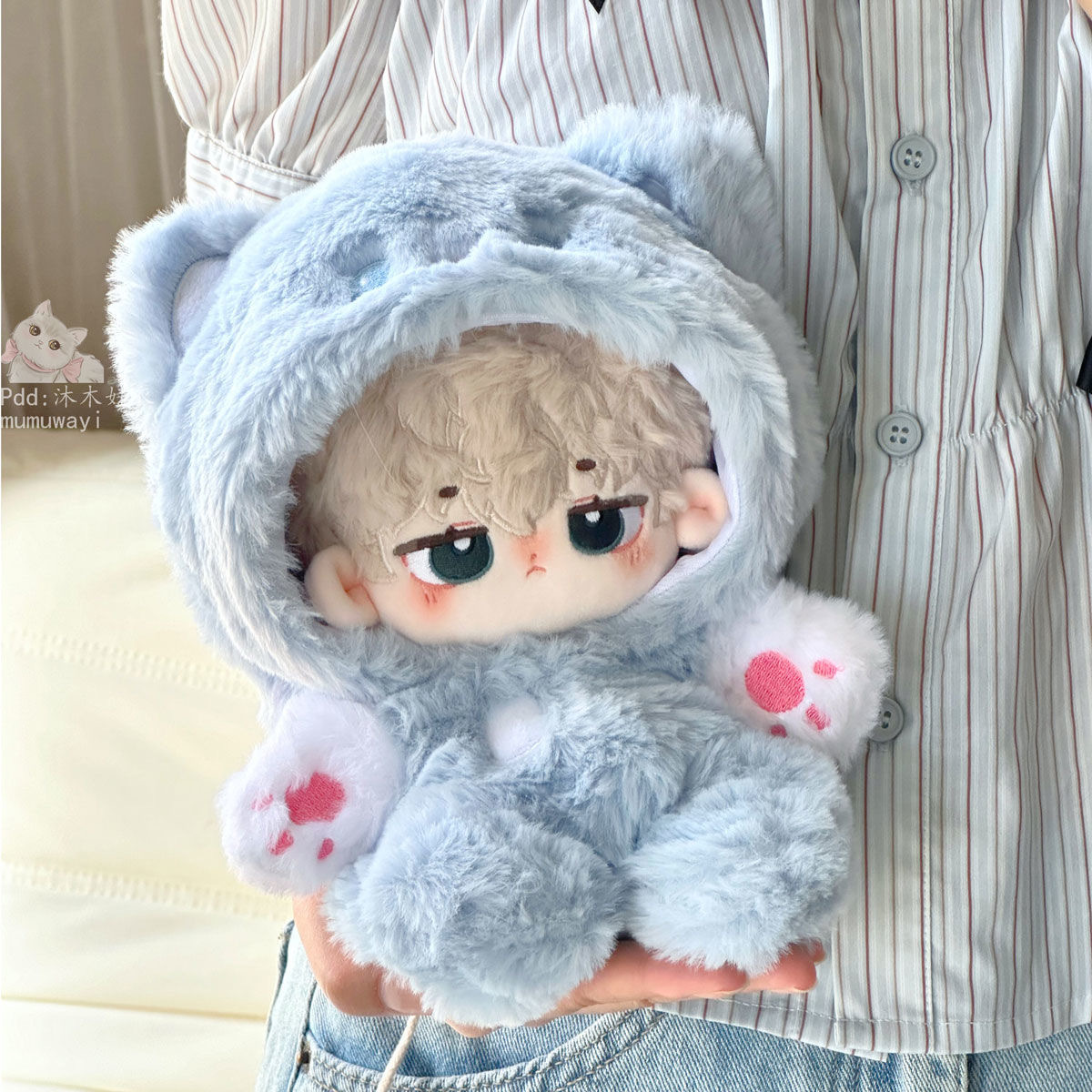 【20cm】ぬいぐるみ服 もふもふ動物変身着ぐるみ　猫・恐竜