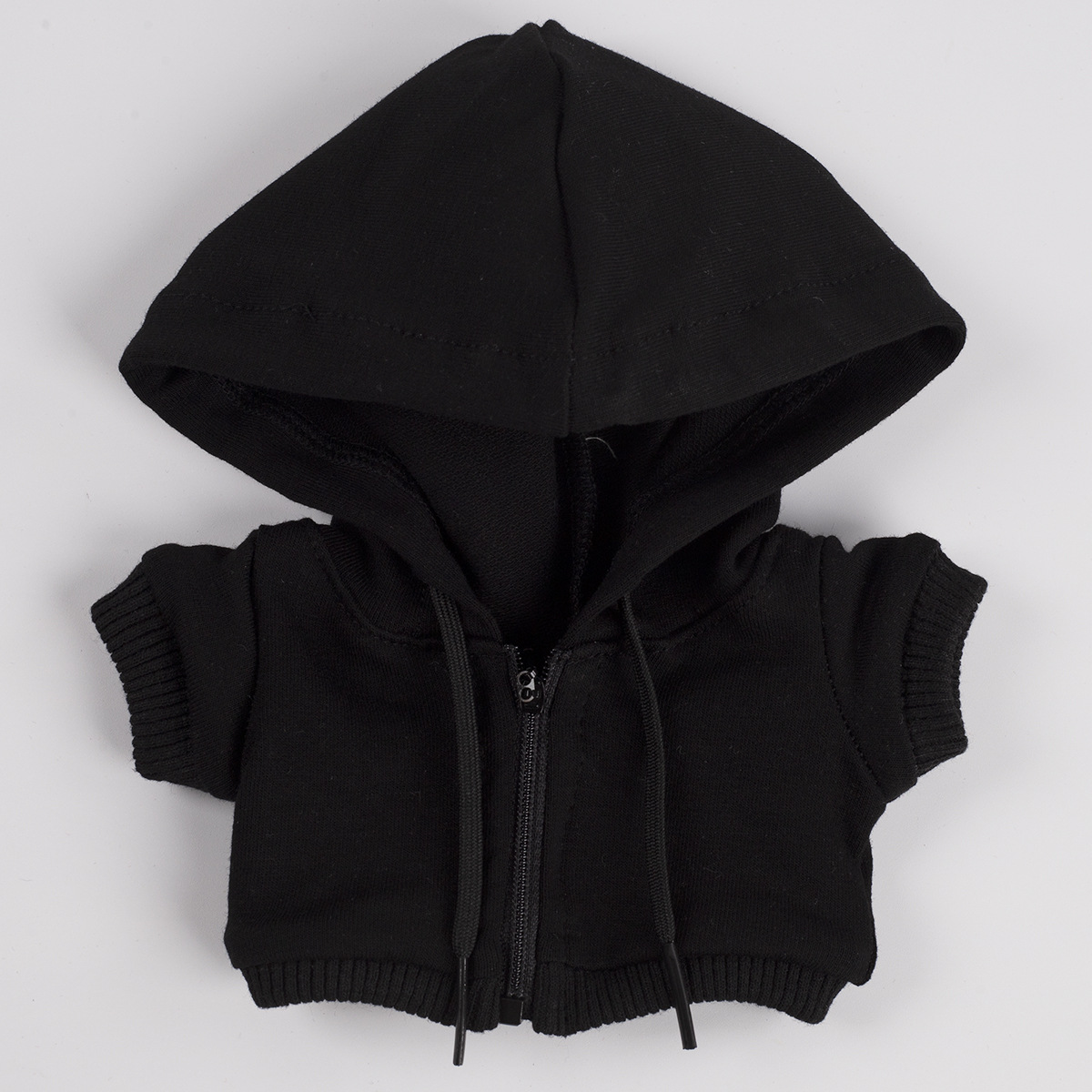 ぬいぐるみ服 15cm用フード付きジップアップパーカーセット