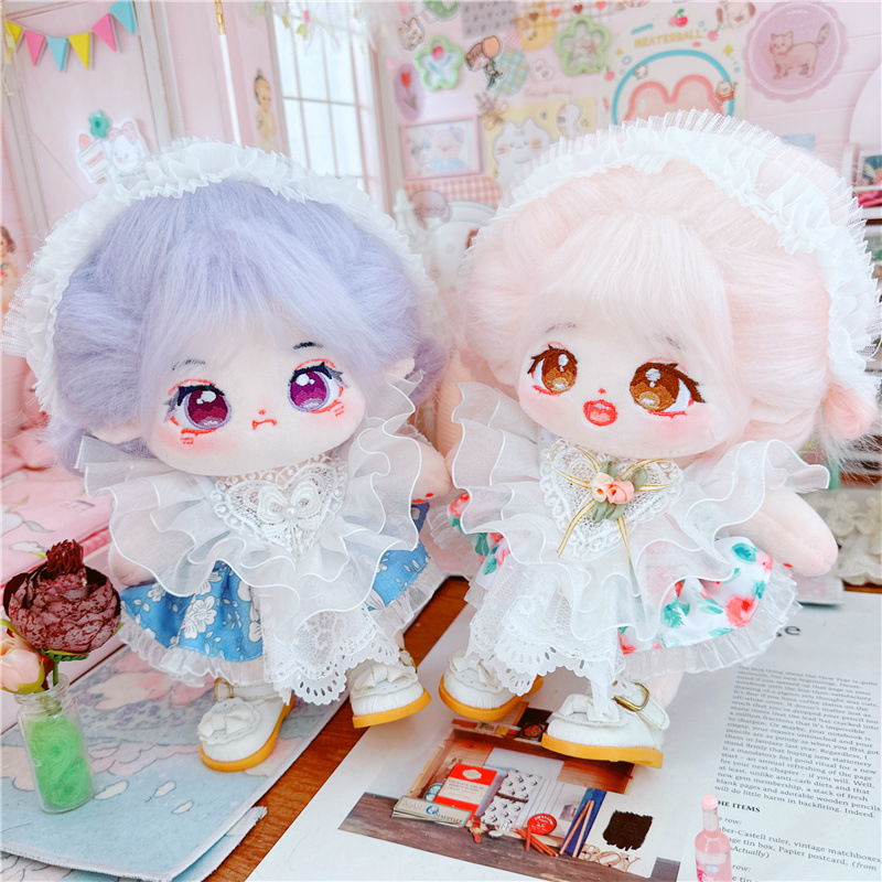 ぬいぐるみ服 ふわふわ天使のフリル付きお洋服セット