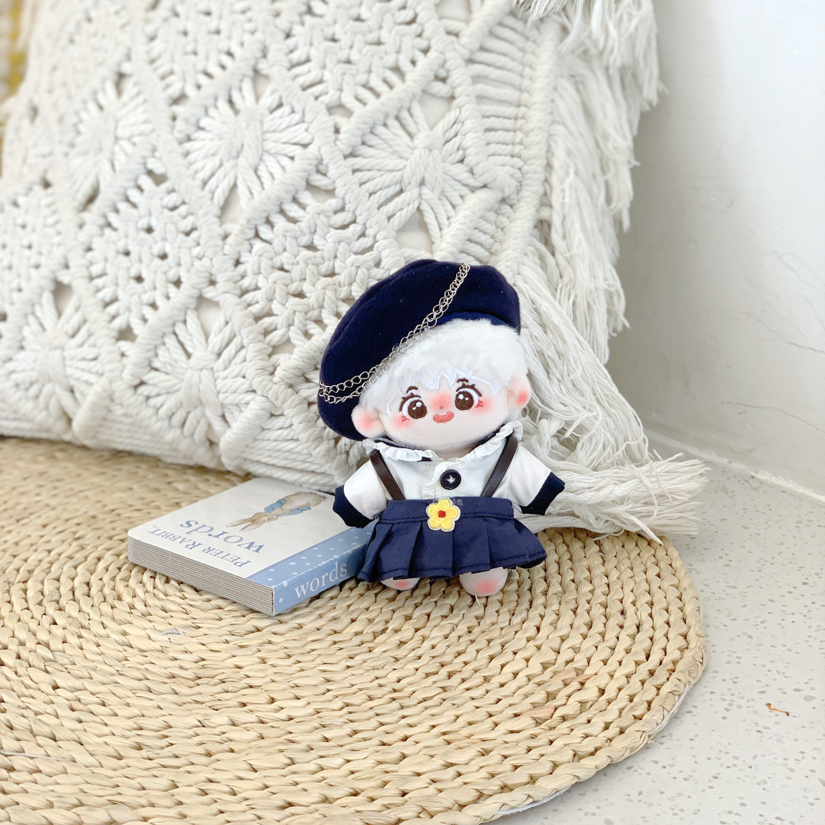 【10cm】ぬいぐるみ服 ふんわり小学生風制服セット