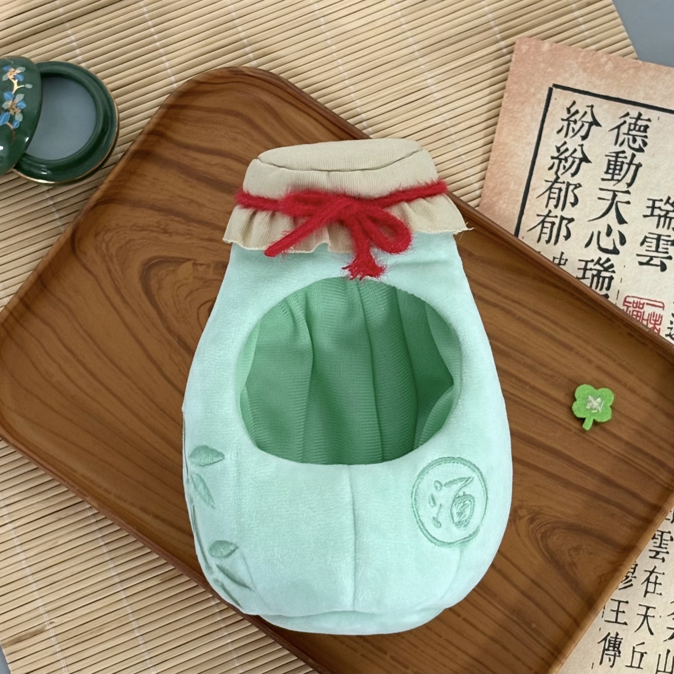【10cm】ぬいぐるみ服 中華フードずきん