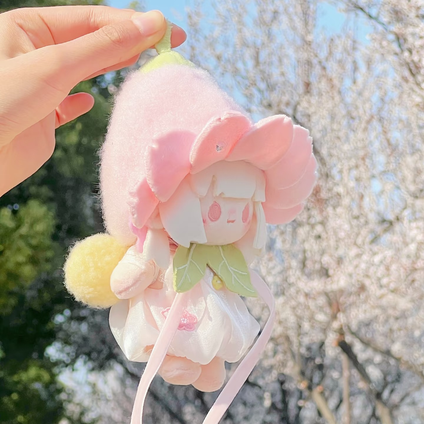 【10cm】ぬいぐるみ服 桜の妖精ドレス
