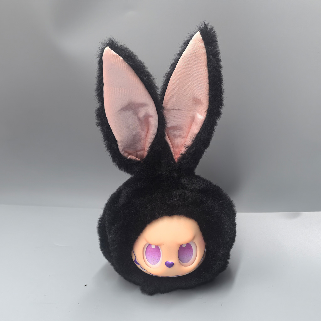 【10cm/15cm】ぬいぐるみ服 ふわもこうさぎフード