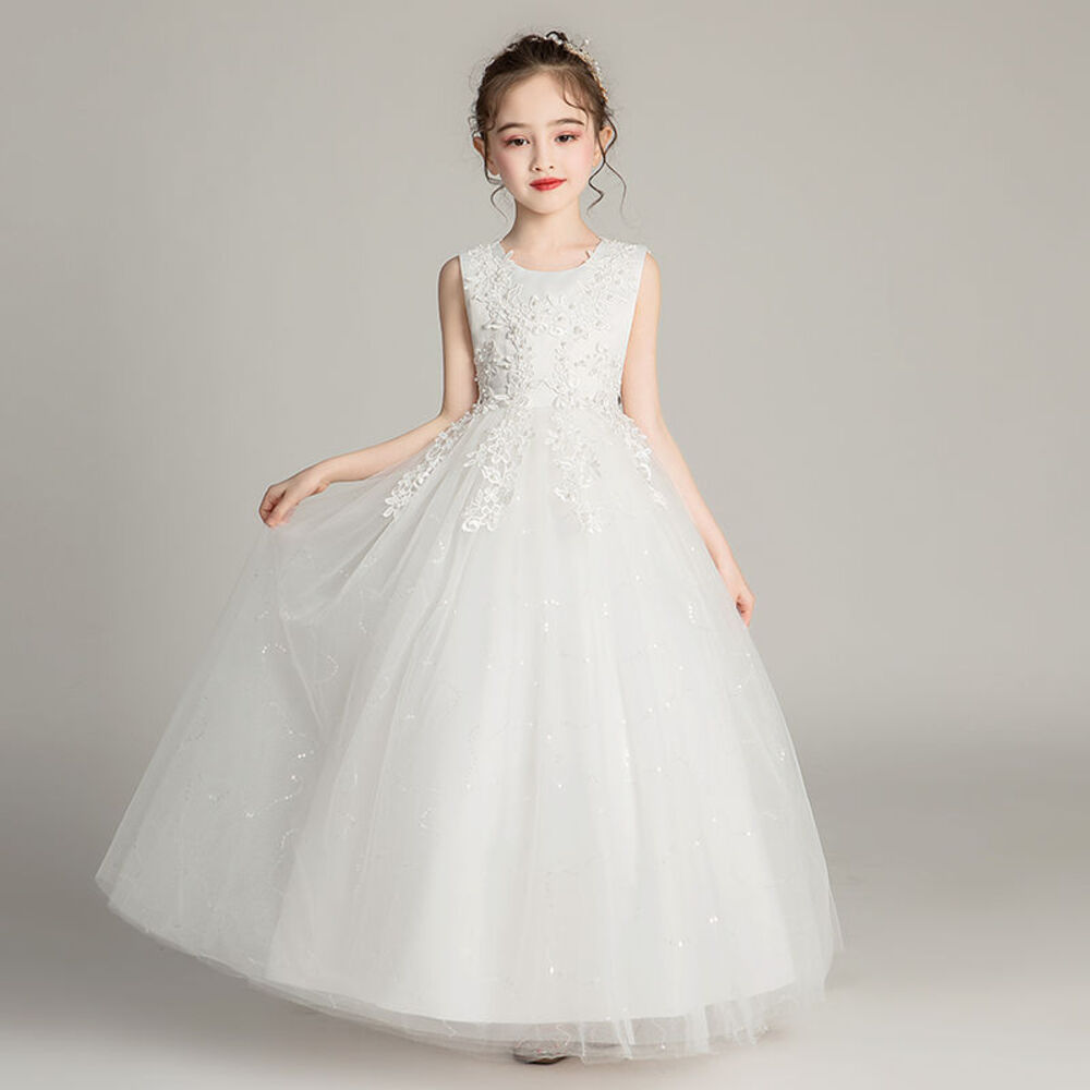 ピアノ発表会 結婚式用 子どもドレス 半袖 シンプルデザイン ドレス