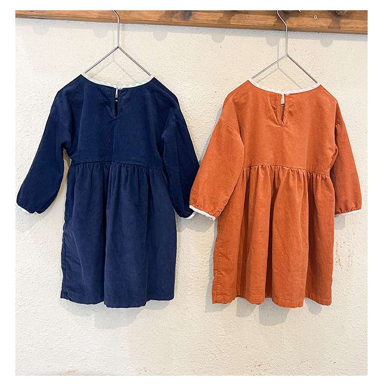 キッズドレス  キッズゆったりギャザーワンピース
