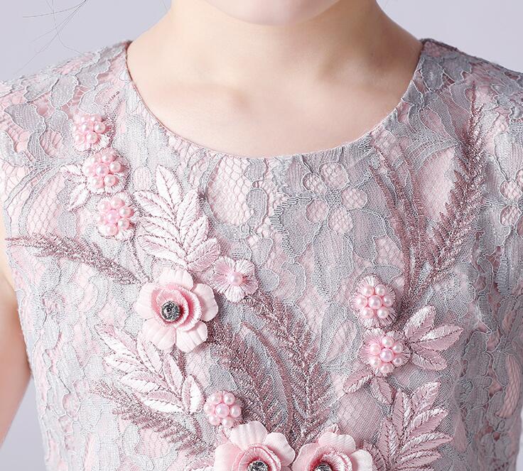 ピアノ発表会用 キッズドレス お姫様風フィッシュテールドレス 子供用