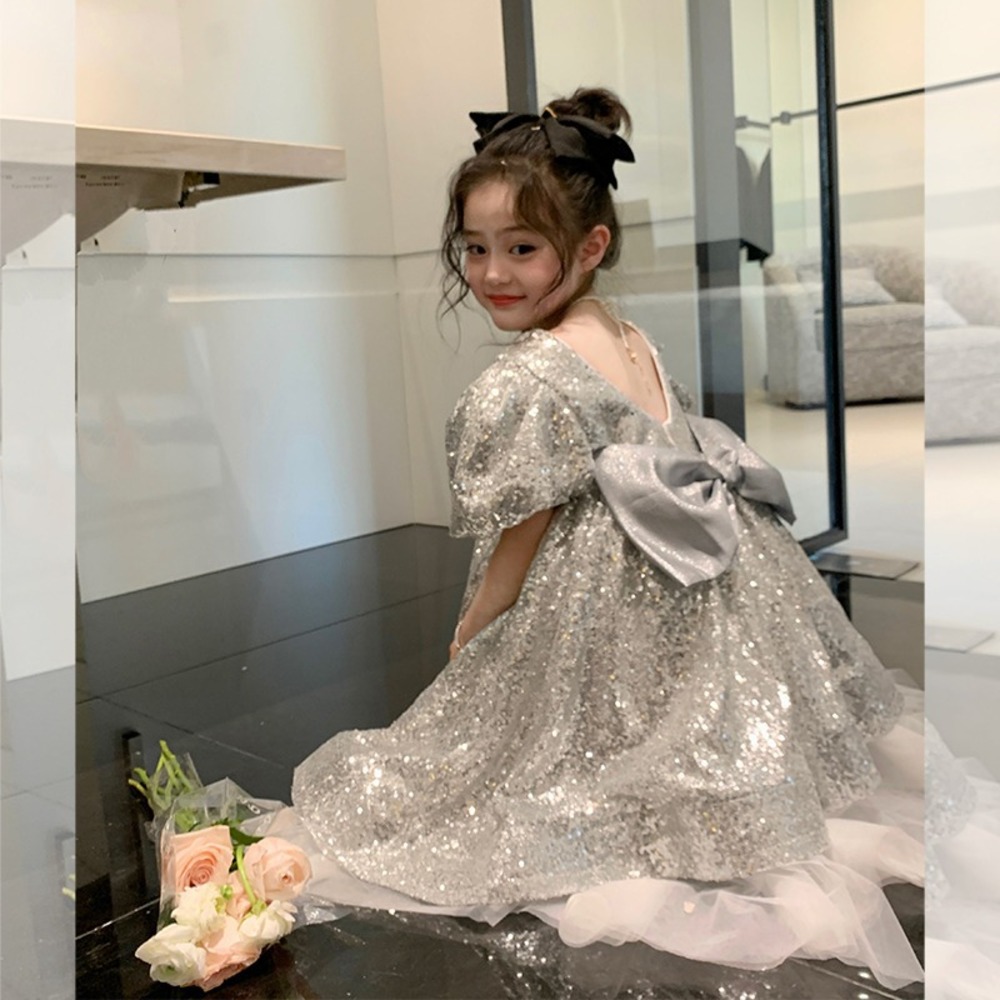 ピアノ発表会 結婚式用 子どもドレス スパンコールドレス ピアノ発表会