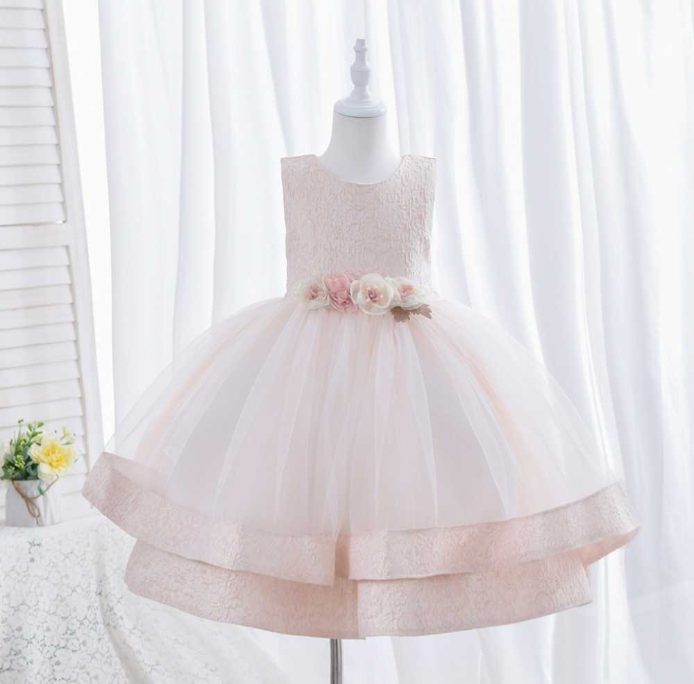 ピアノ発表会 結婚式用 子どもドレス バレリーナのようなチュールが軽やかなドレス