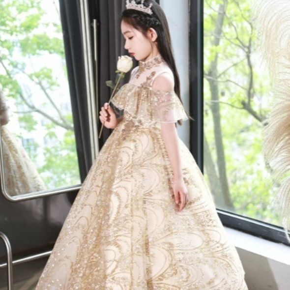 ピアノ発表会ドレス 女の子 豪華姫様ドレス 結婚式 発表会 正装用