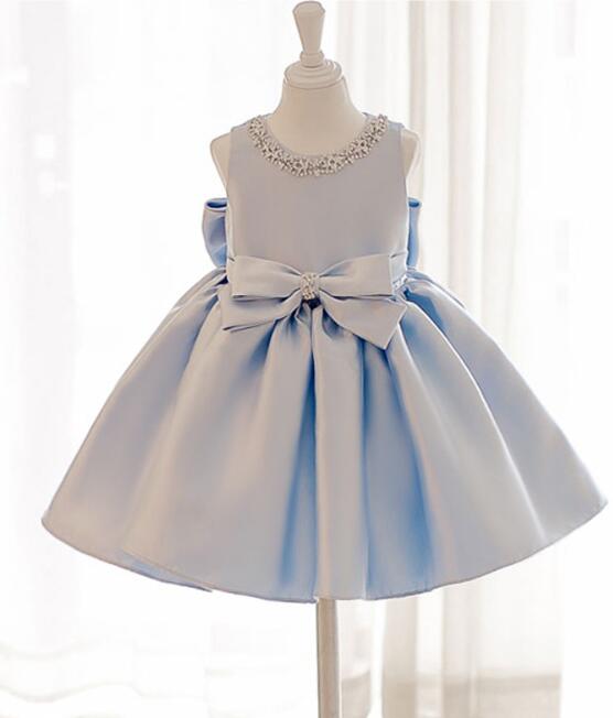 ピアノ発表会ドレス ピアノ発表会用ドレス 子供服 ビジュー装飾 リボン付き セレモニードレス