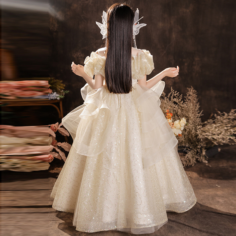 キッズドレス きらめき姫様のロングドレス