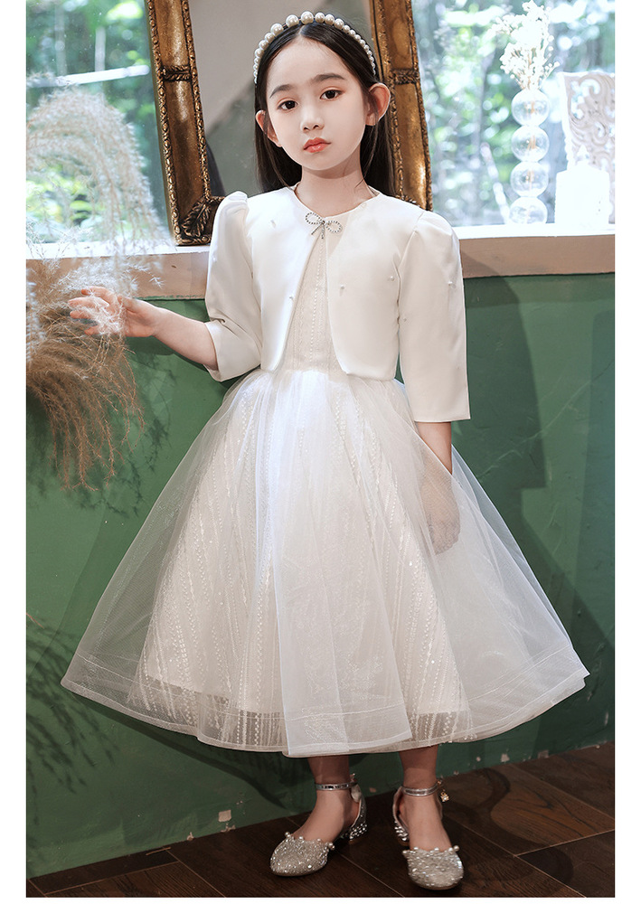 ピアノ発表会 結婚式用 子どもドレス ディズニー スーツフラワーエレガントキッズドレス