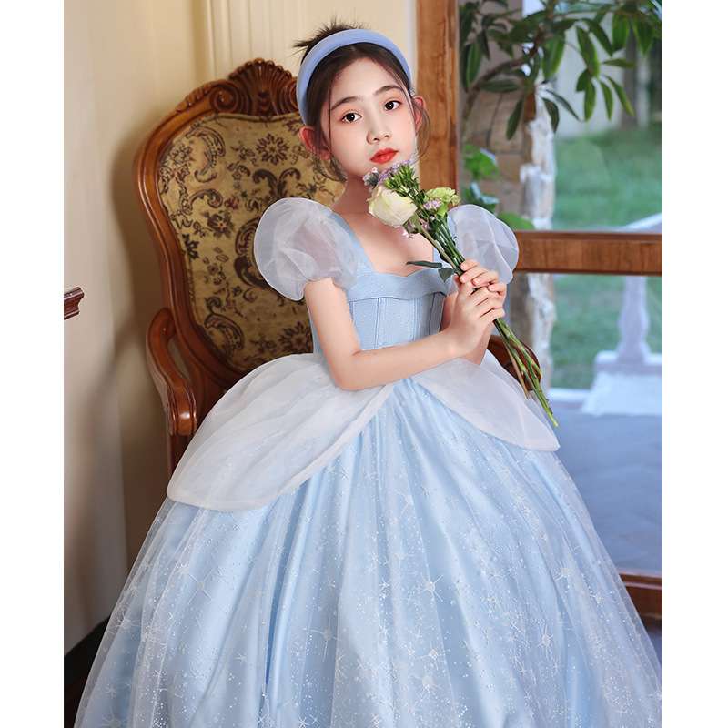 ピアノ発表会 結婚式用 子どもドレス ディズニー シンデレラ風 星空