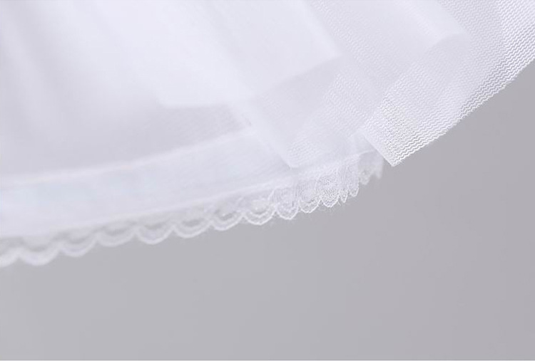 キッズドレス ふんわり二段チュールパニエ