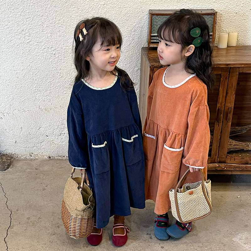 キッズドレス  キッズゆったりギャザーワンピース