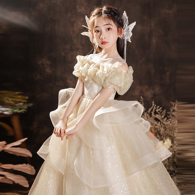 キッズドレス きらめき姫様のロングドレス