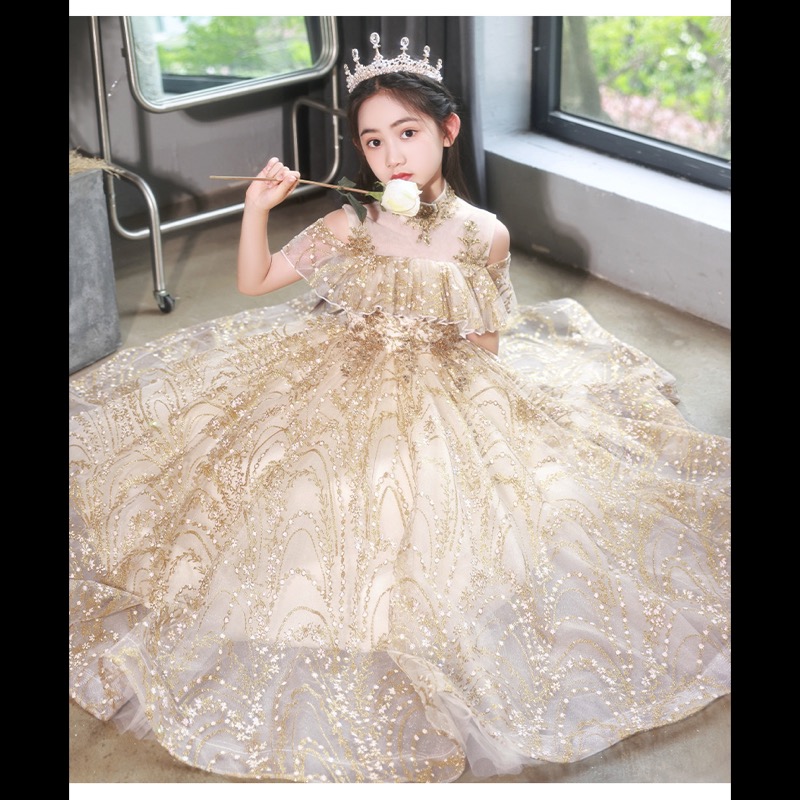 ピアノ発表会ドレス 女の子 豪華姫様ドレス 結婚式 発表会 正装用