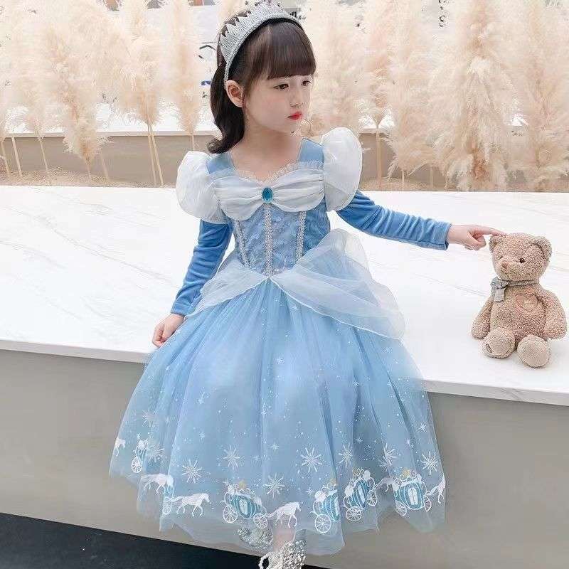ピアノ発表会 結婚式用 子どもドレス ディズニー シンデレラ風 魔法のプリンセスドレス