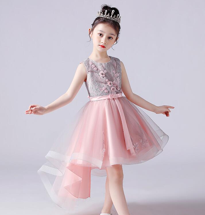 ピアノ発表会用 キッズドレス お姫様風フィッシュテールドレス 子供用