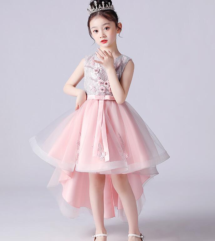 ピアノ発表会用 キッズドレス お姫様風フィッシュテールドレス 子供用
