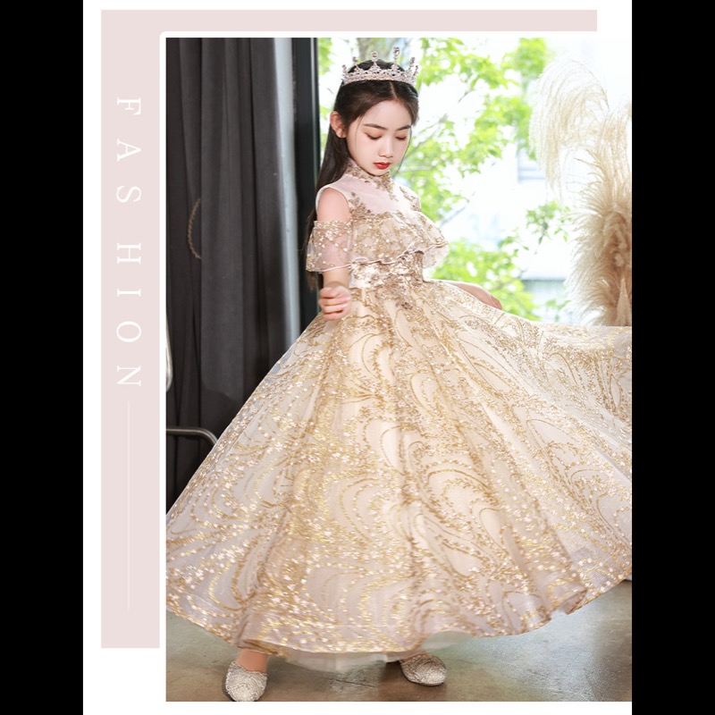 ピアノ発表会ドレス 女の子 豪華姫様ドレス 結婚式 発表会 正装用