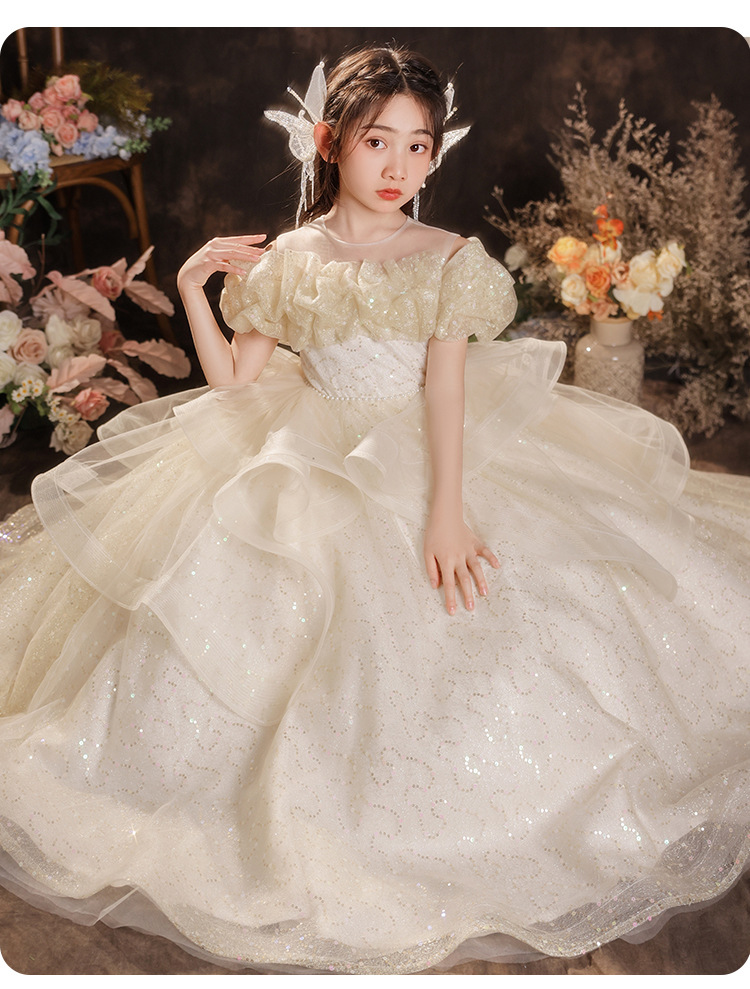 キッズドレス きらめき姫様のロングドレス