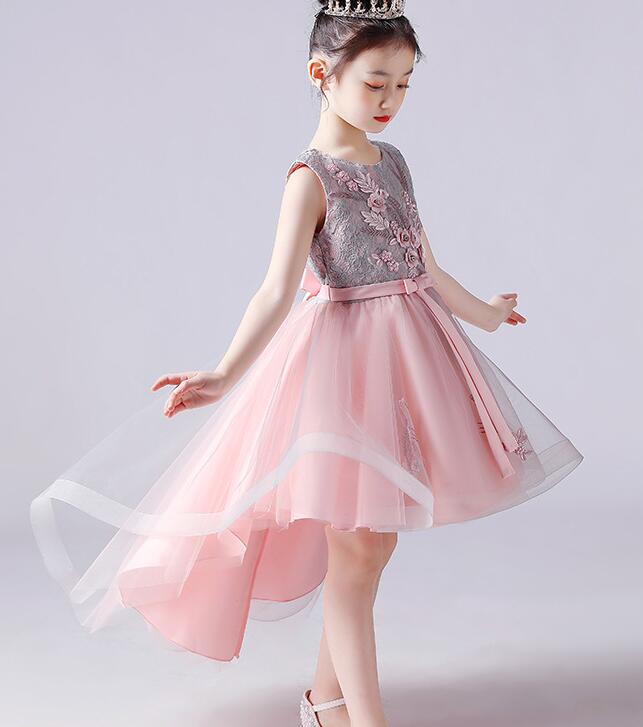 ピアノ発表会用 キッズドレス お姫様風フィッシュテールドレス 子供用
