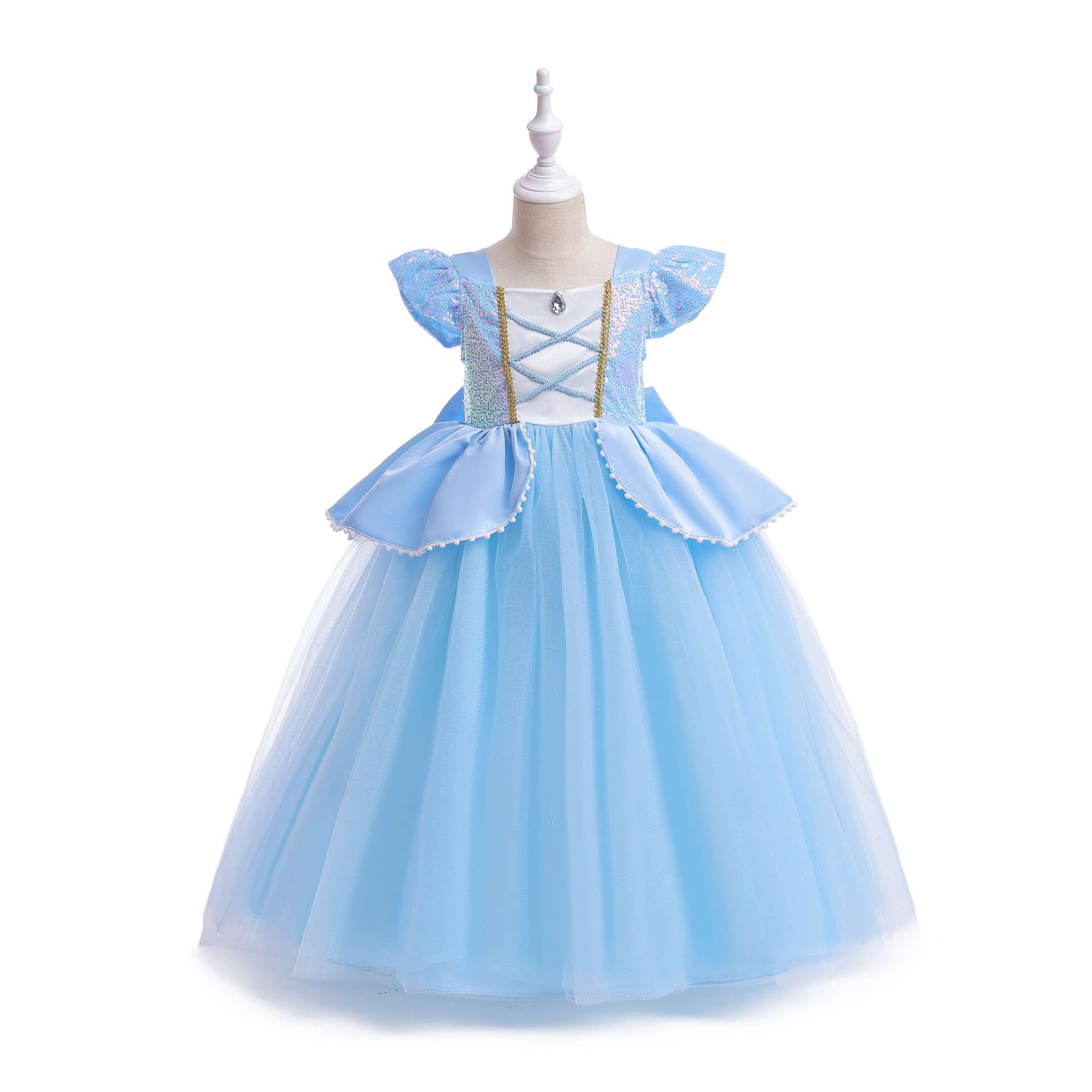 ピアノ発表会 結婚式用 子どもドレス ディズニー シンデレラ風 魔法のプリンセスドレス