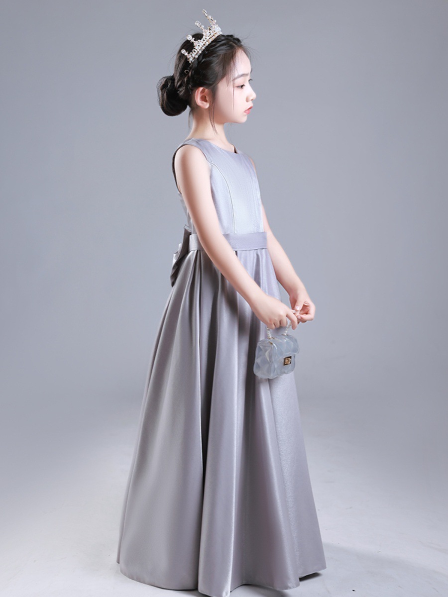キッズドレス 優美な姫様フレアロングドレス