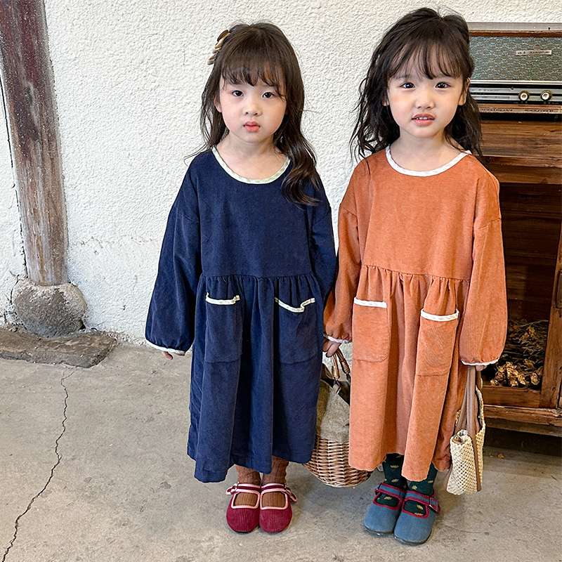 キッズドレス  キッズゆったりギャザーワンピース