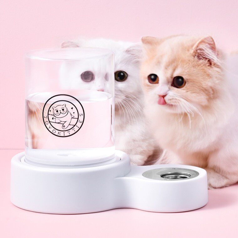 ペット食器 自動給水付き猫用ペット食器大サイズ